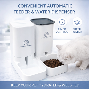 Pupella 3.8L Automatic Pet Food And Water Dispenser